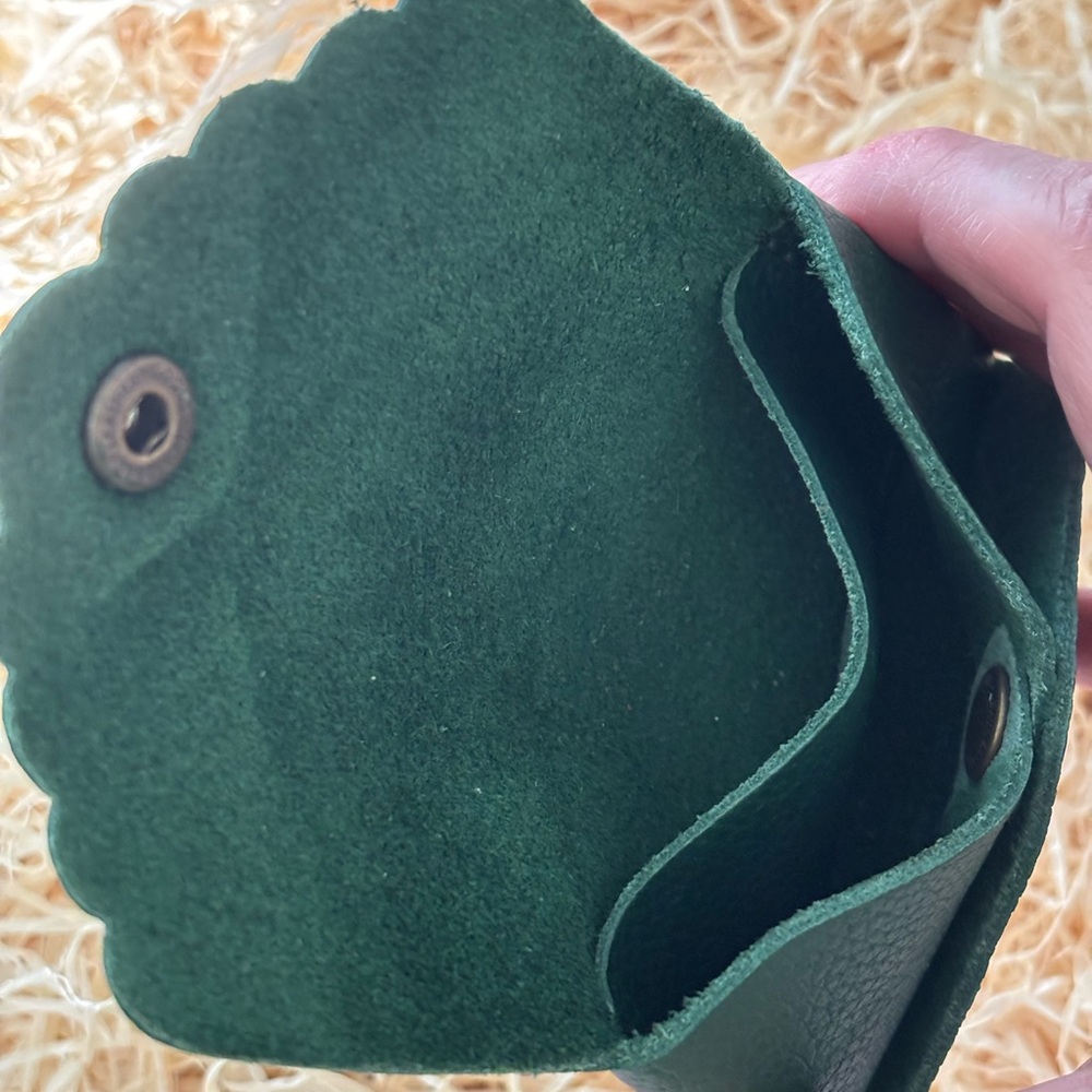Bacalar green Daisy Plus wallet Portland Leather Goods - Picture 6 of 12